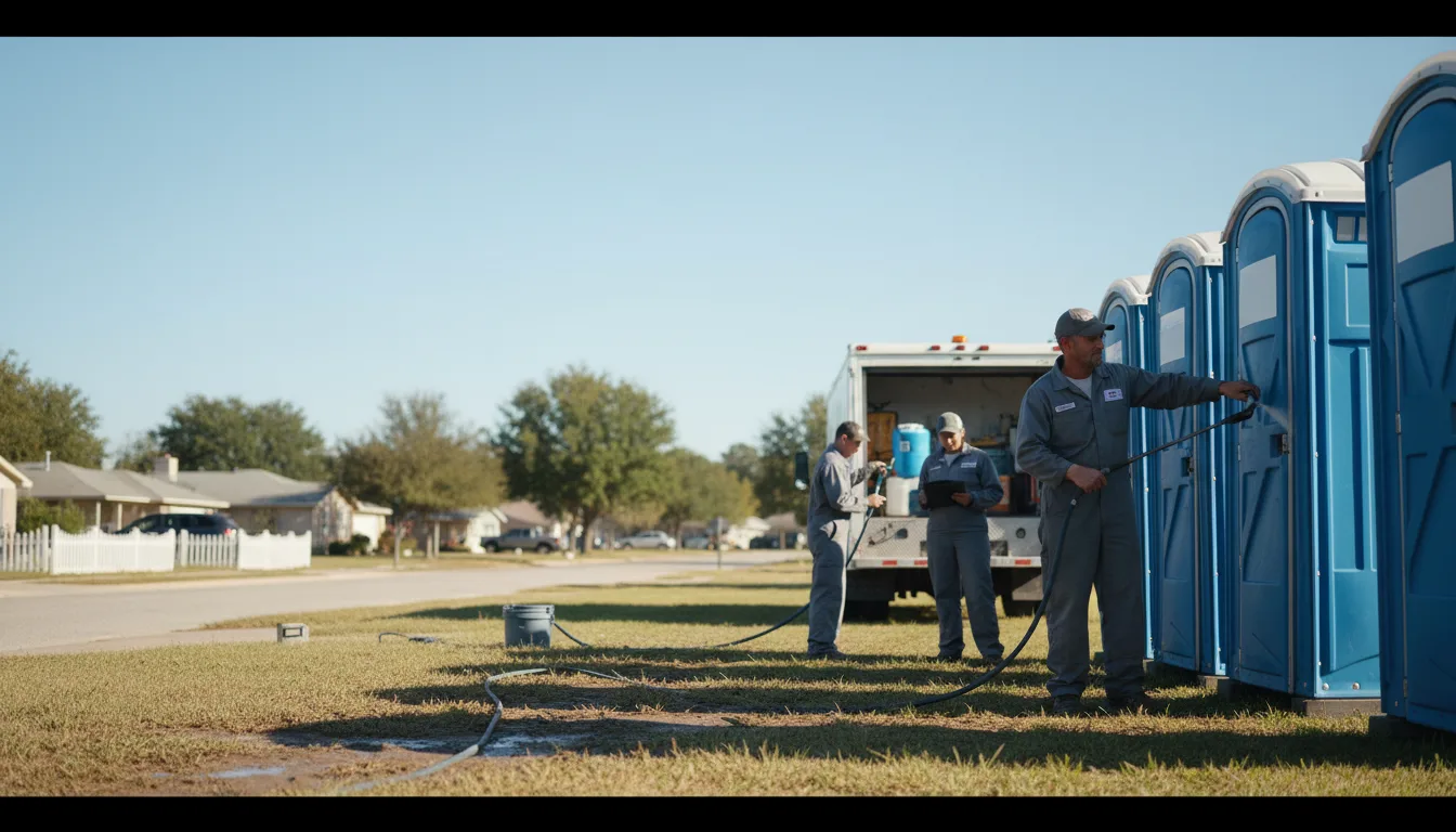 Long-Term Portable Toilet Rental in Garwood, TX near me